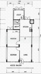 Blk 19 Eunos Crescent View (Geylang), HDB 3 Rooms #477220561